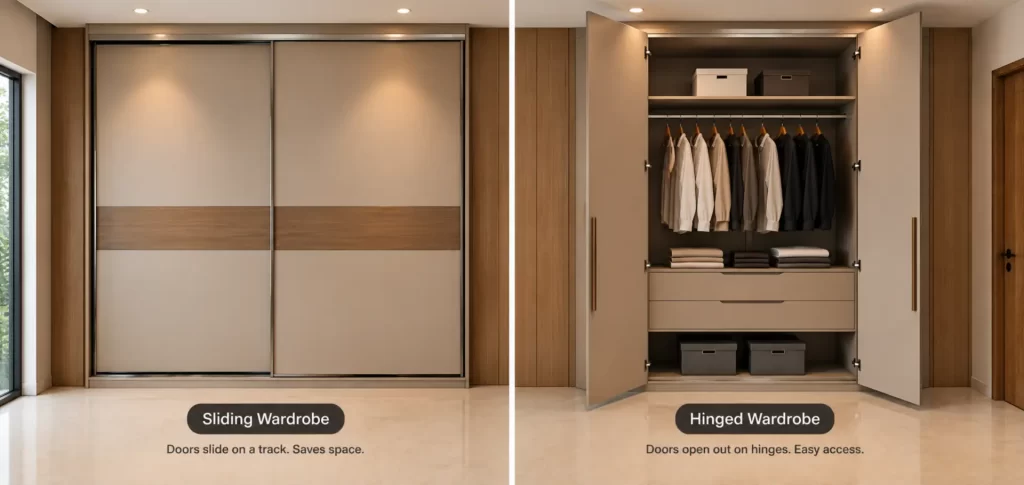 Sliding vs Hinged Wardrobe: Which Is Right for Your Home?